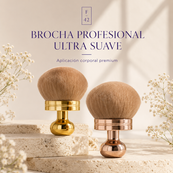 BROCHA DORADA BODY 42
