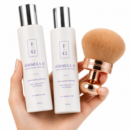 COMBO PREMIUM F42 (2 BASES + Brocha dorada/platinada)